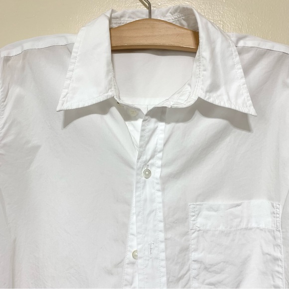 Aritzia Babaton Women’s Crisps Whit Button Down Longsleeves Relaxed Fit XS - Picture 4 of 11